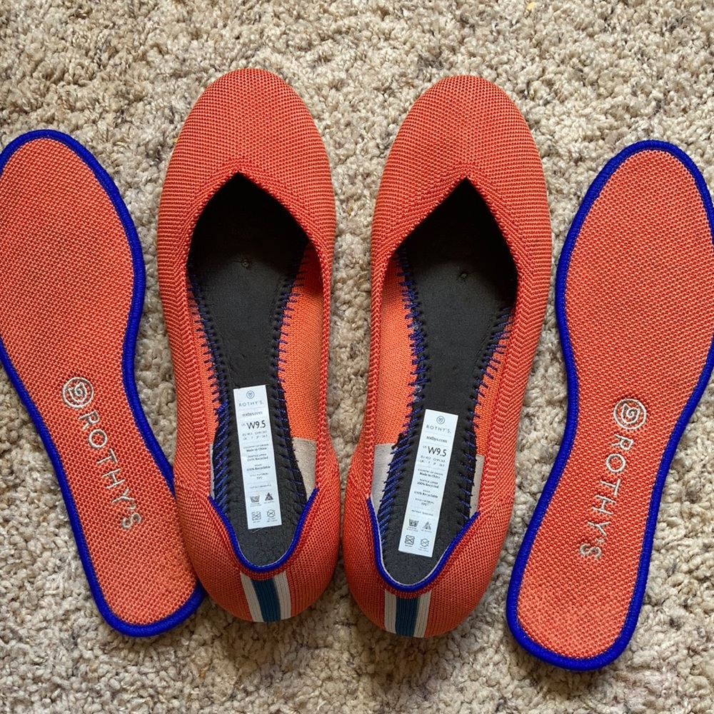 Rothy’s Marina Persimmon 9.5 Round Toe